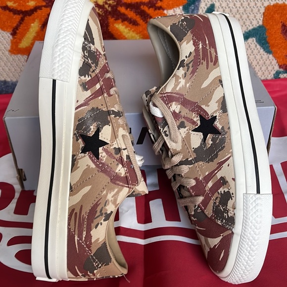 Converse A03679C
ONE STAR PRO OX
VINTAGE KHAKI/BLACK/EGRET
WMNS sneakers - Picture 12 of 16